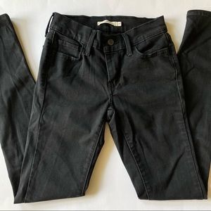 Levi’s Black 710 Super Skinny Jeans
